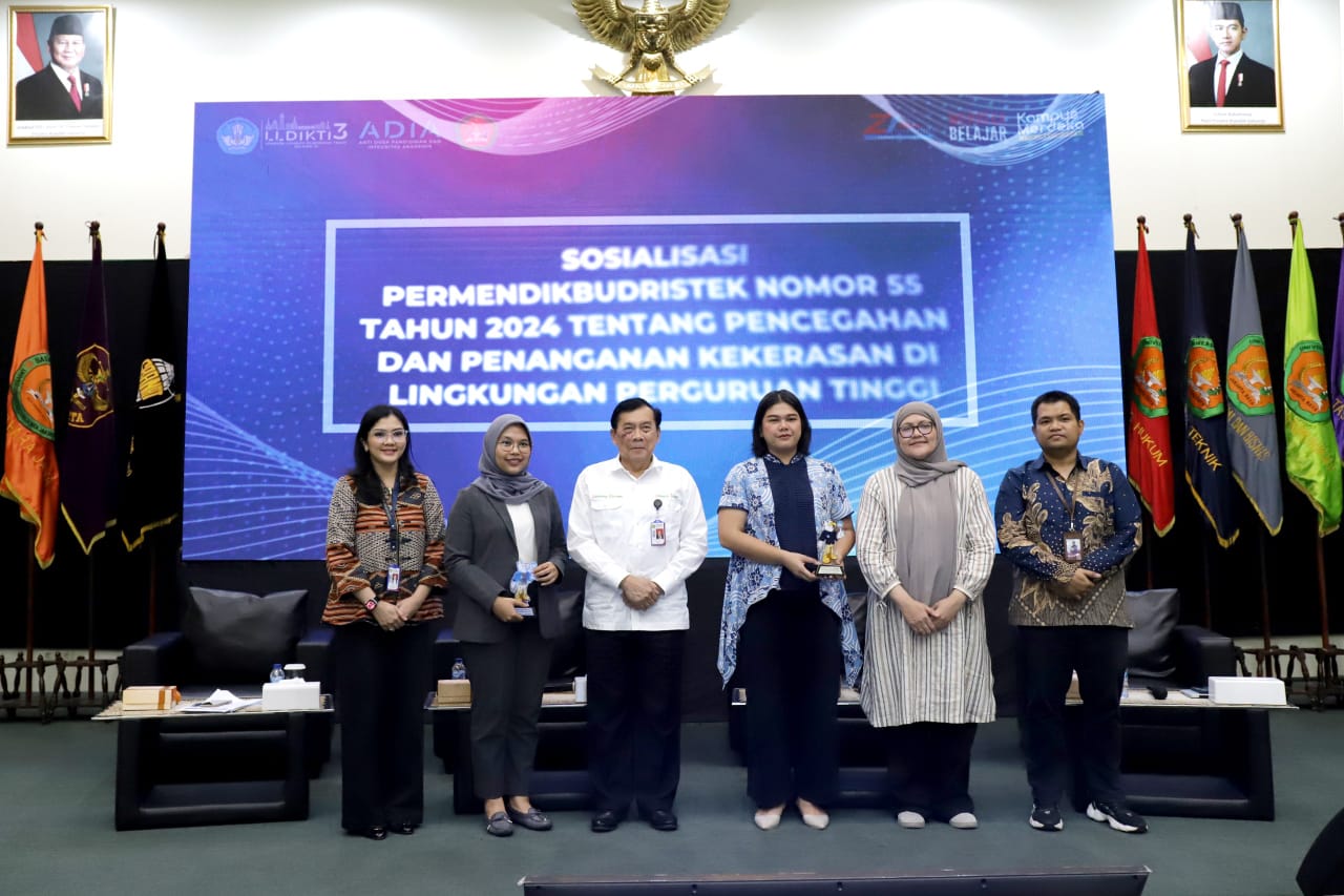 Foto Bersama Sosialisasi Permendikbudristek Nomor 55 Tahun 2024 tentang PPKPT di Ubhara Jaya