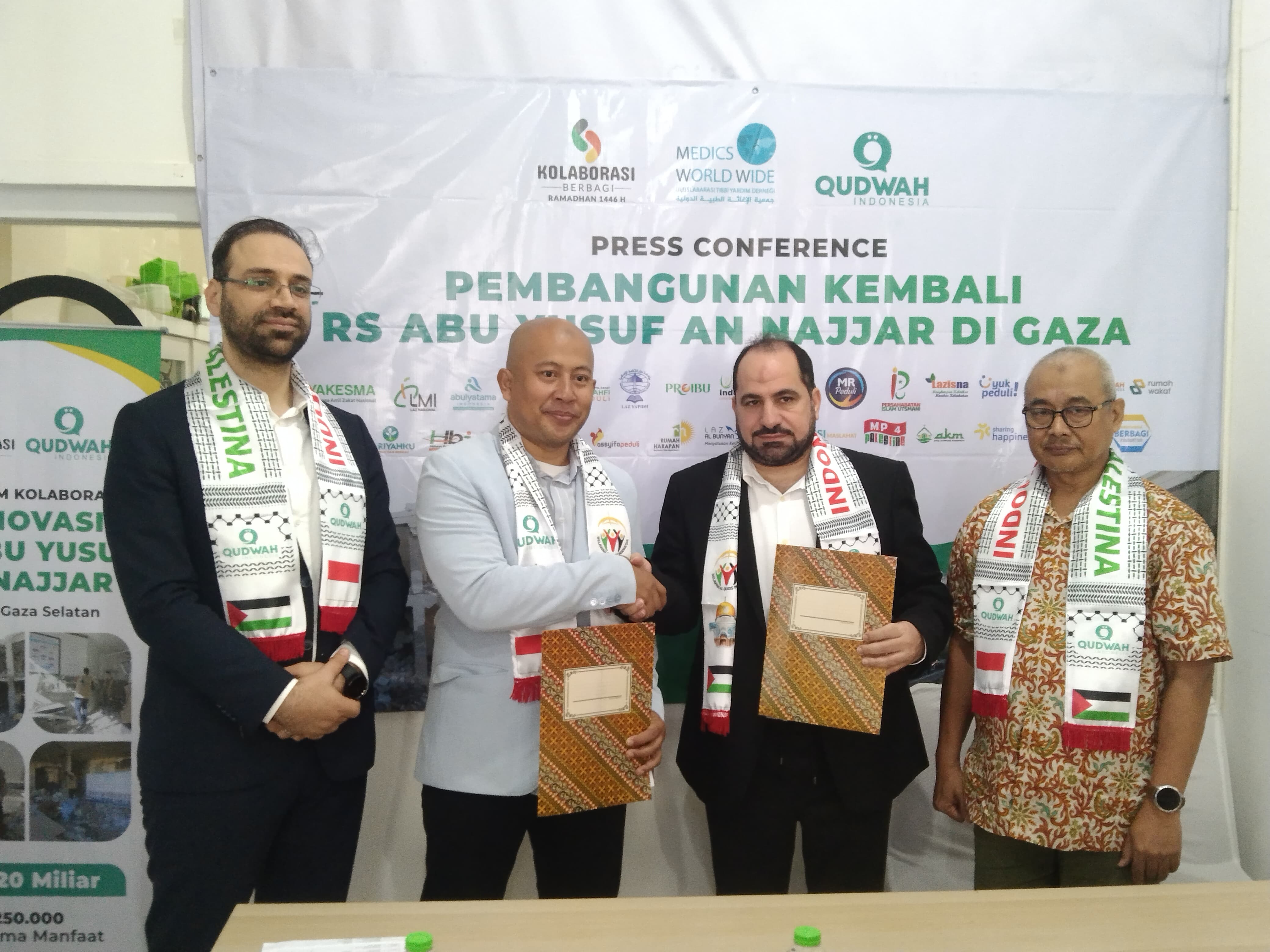 Qudwah Indonesia Resmi Kerja Sama dengan Medics World Wide