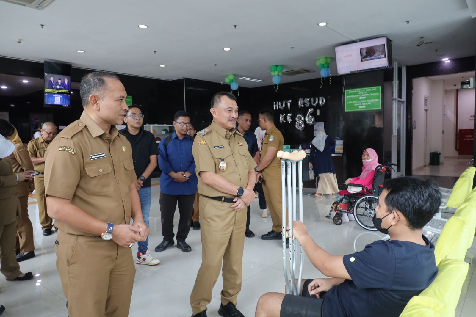 Wakil Walikota Bekasi Kunjungan Ke RSUD CAM