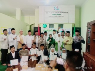 HSN, Pesantren Ma'arif NU Kota Bekasi Gelar Tasyakuran dan Perlombaan Santri